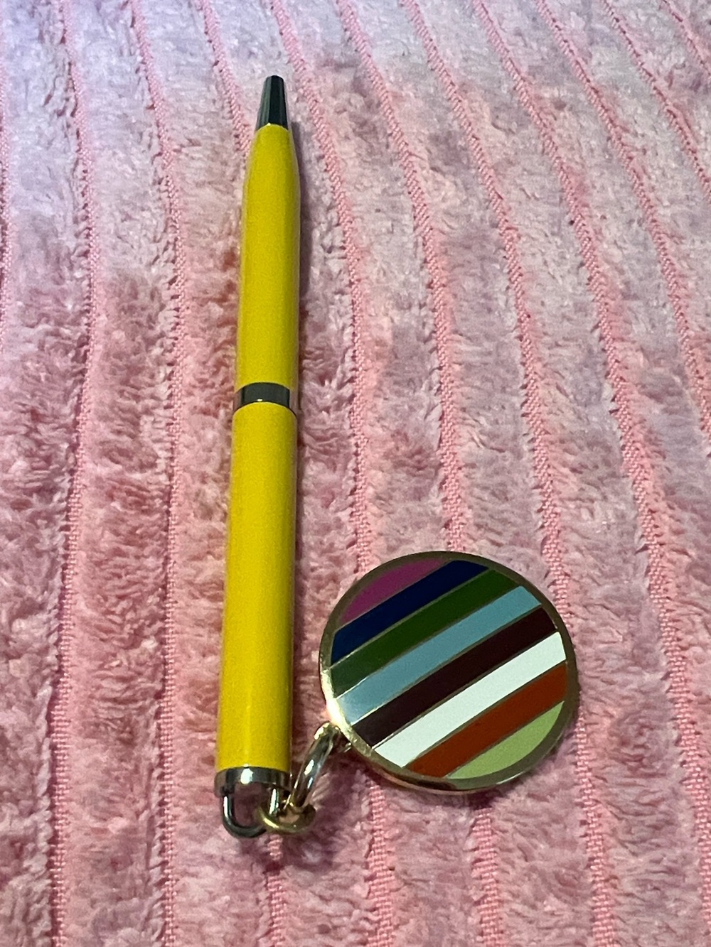Coach Ballpoint Pen w/Legacy Charm - Picture 3 of 7